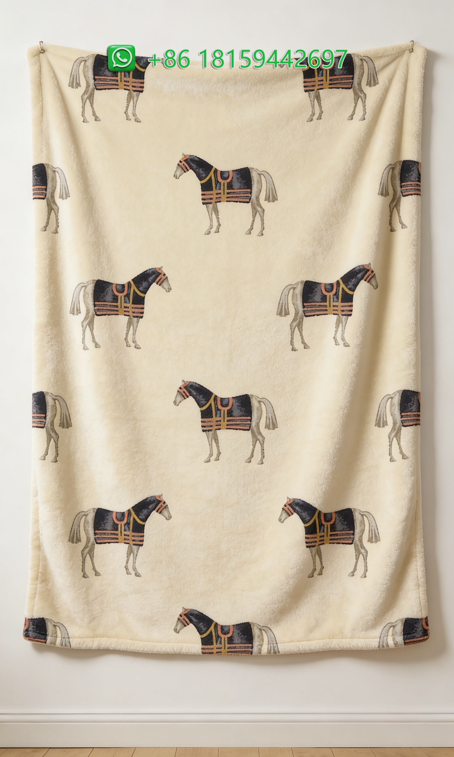 Hermes Throw Blankets